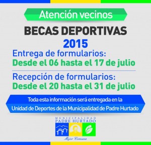 Aviso becas deportivas
